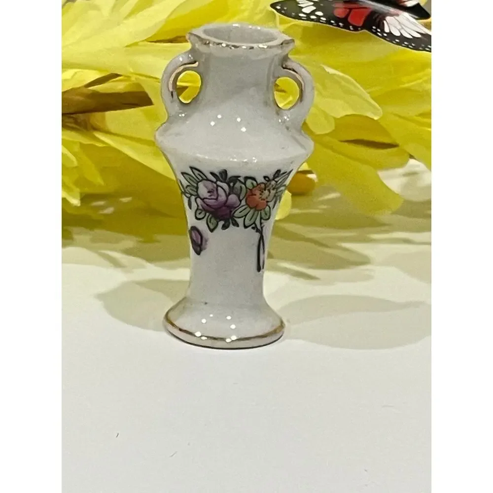 Vintage Mini Handled Vase Made in Occupied Japan